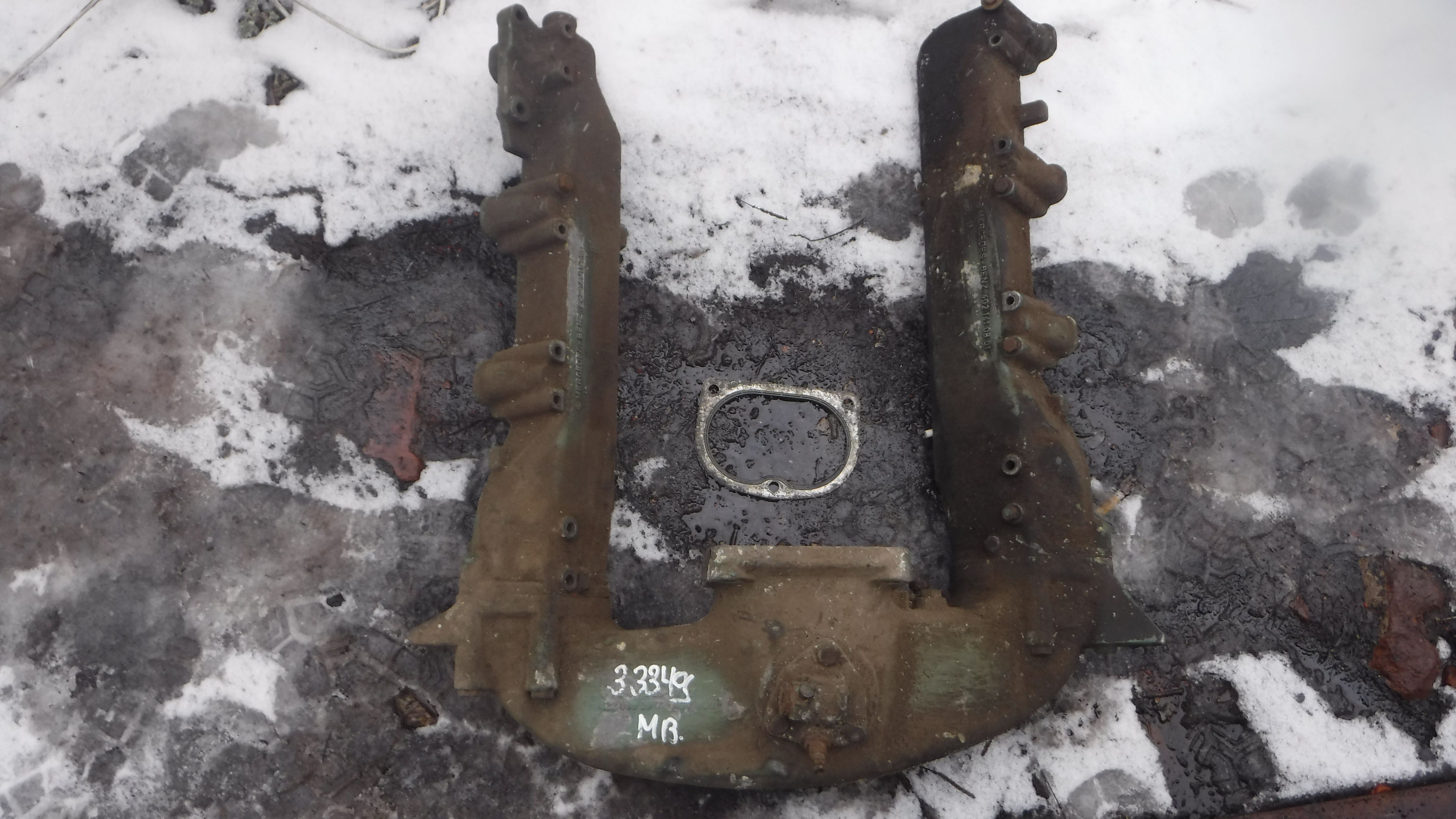 Коллектор впускной Мерседес OM422 4421411101 4021410801 Старички 1989-1998